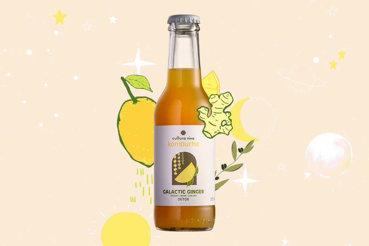Galactic Ginger Cultura Viva Kombucha