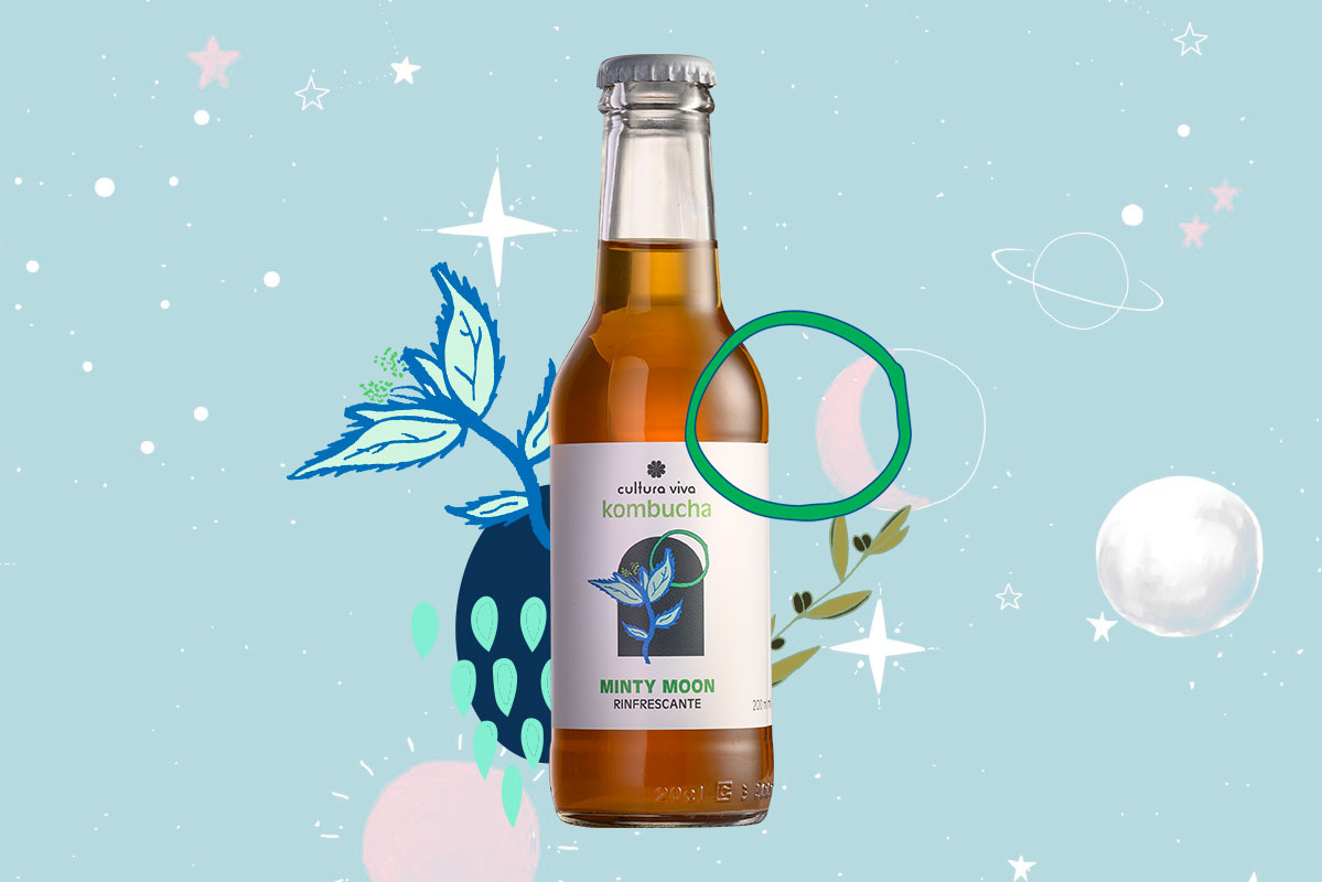 Minty Moon Cultura Viva Kombucha